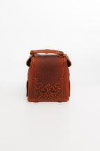 Boho Embossed Leather 3-in-1 Convertible Backpack Purse Crossbody